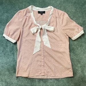 🌼final price 🌼 Jason Wu for Target Pink Polka Dot Blouse